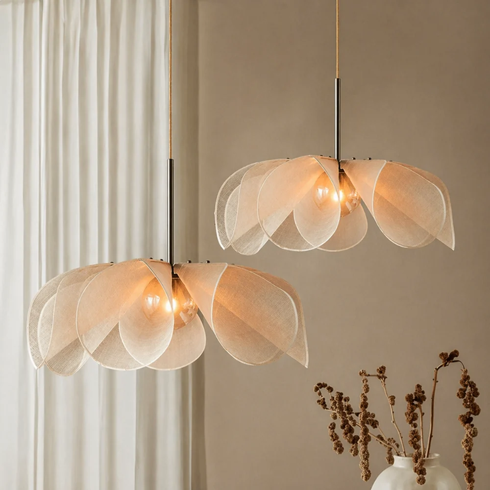 Ceiling Light Warm White Light Floral Design Pendant - Image 2